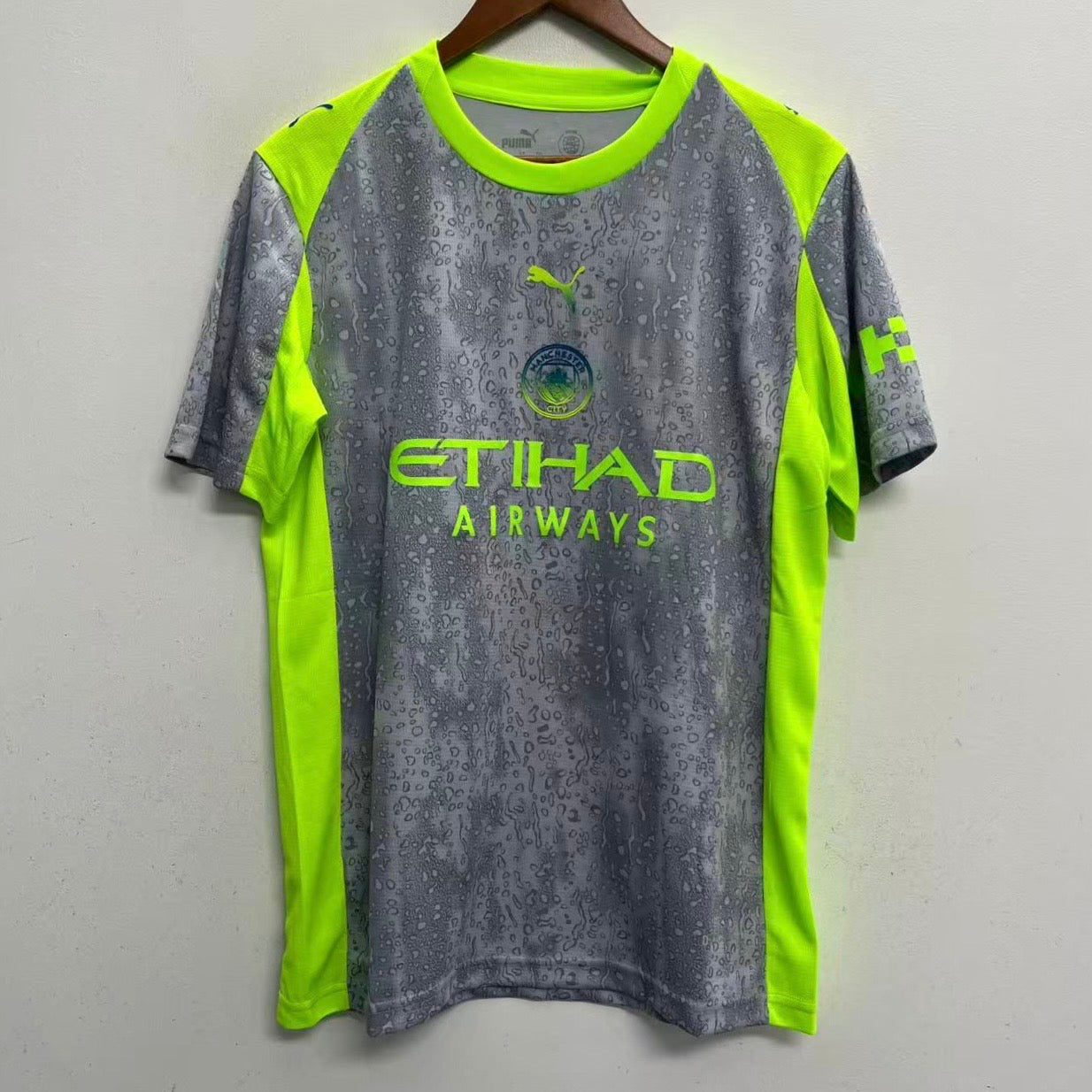 Manchester City Puma Adult sizes 2025/26 Third Replica Jersey - Green/Neon Green