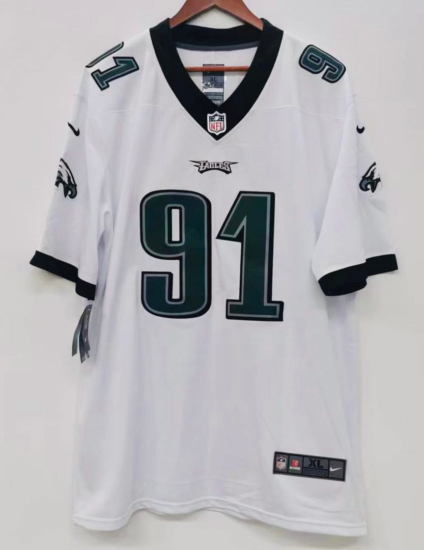 Fletcher Cox Philadelphia Eagles Official NFL Nike Jersey white