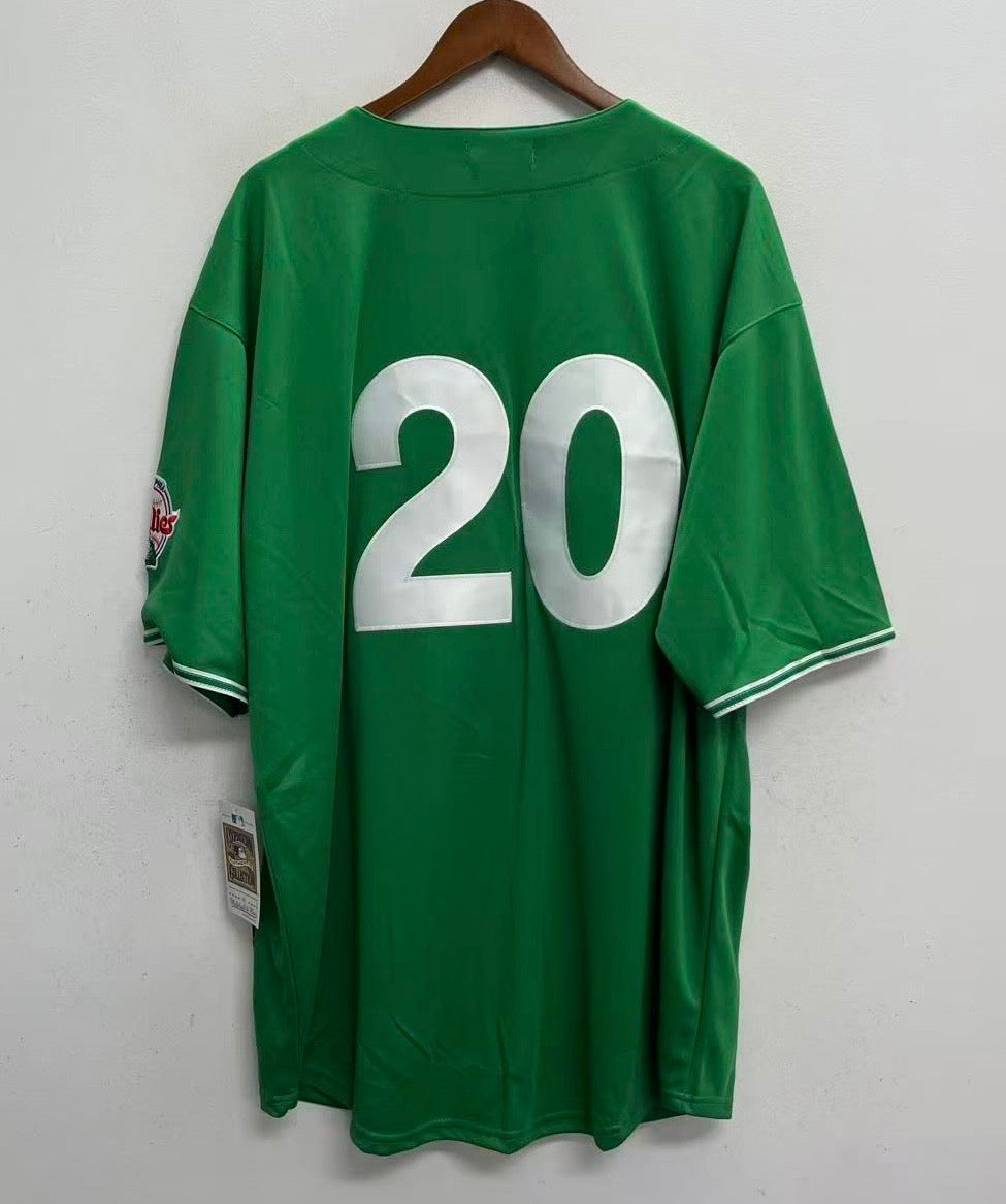 Mike Schmidt Philadelphia Phillies Green St. Patrick’s Day Jersey