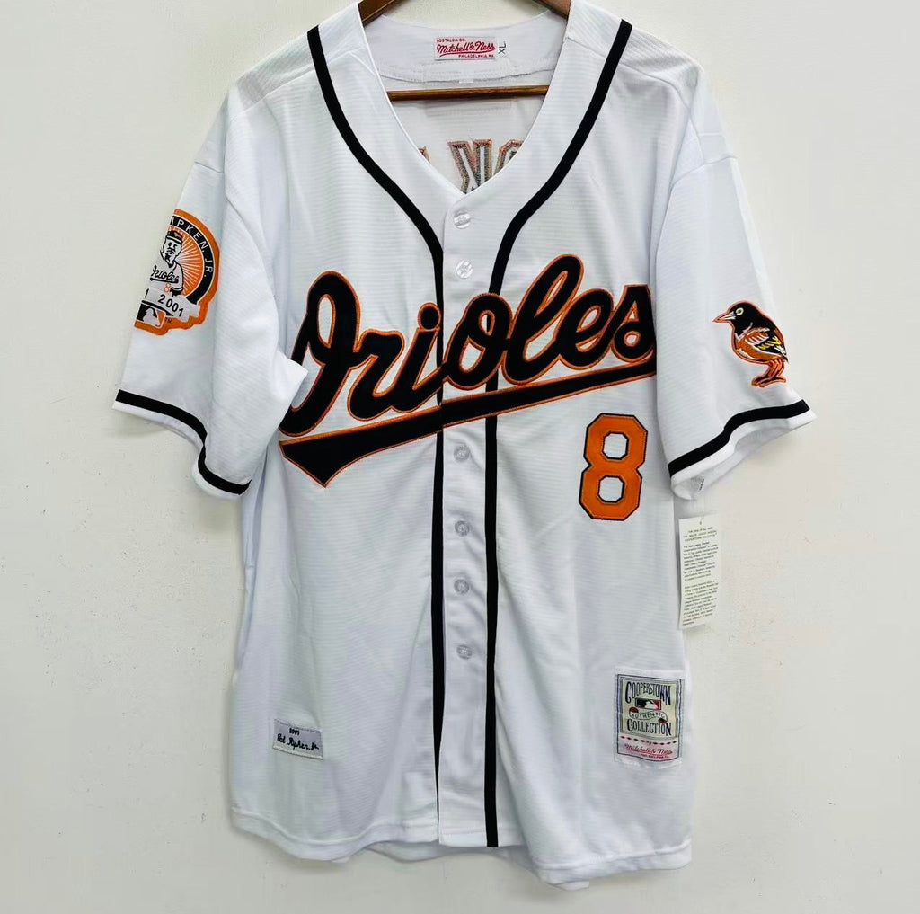 Cal Ripken Jr. 2001 Baltimore Orioles Jersey Mitchell & Ness  white