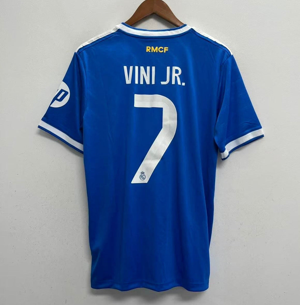 Vini Jr. Real Madrid Soccer Futbol Jersey YOUTH KIDS sizes blue