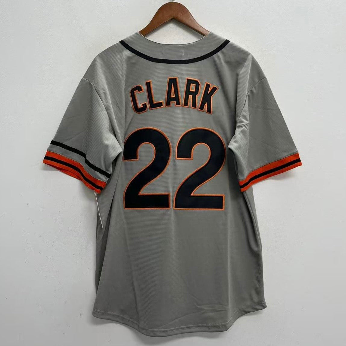 Will Clark San Francisco Giants Jersey Mitchell & Ness gray