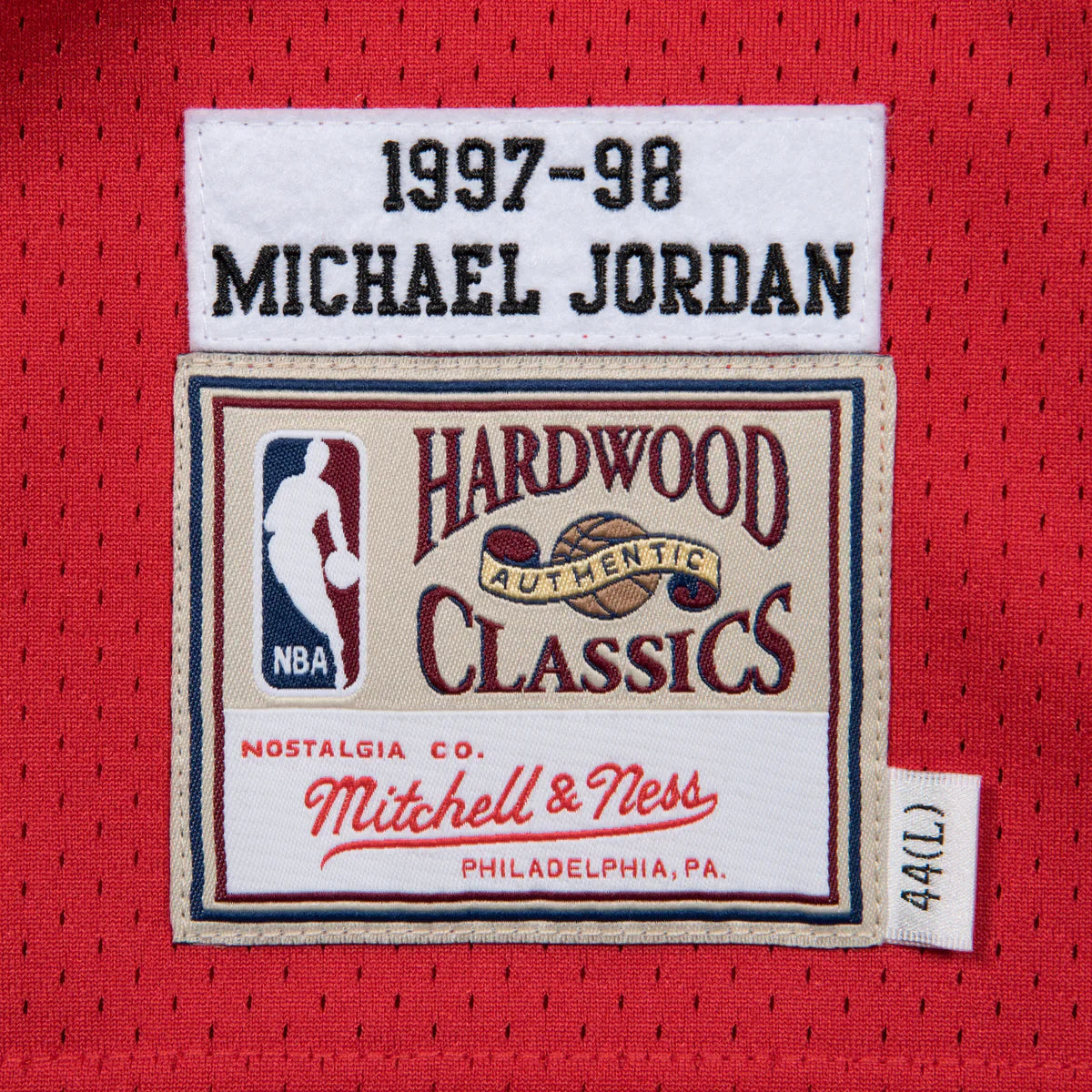 Michael Jordan Chicago Bulls 1997-98 Official NBA Jersey Mitchell & Ness