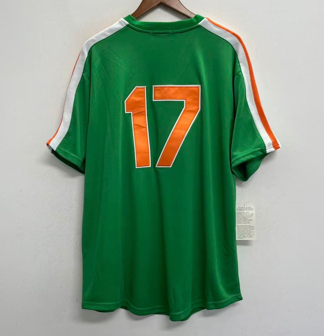 Keith Hernandez New York Mets Jersey Mitchell & Ness St. Patrick’s Day green no name on back