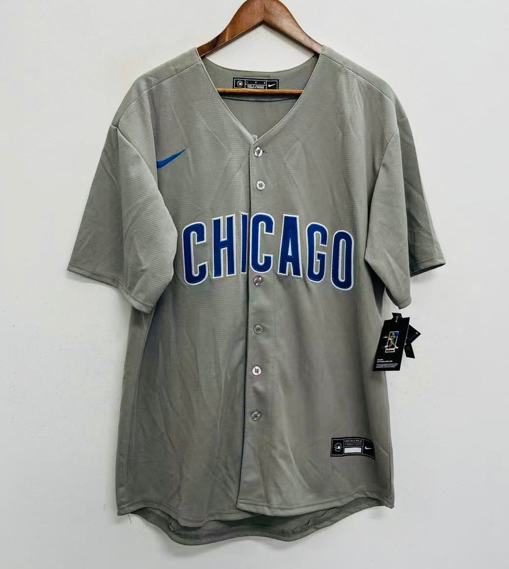 Cody Bellinger Chicago Cubs Official MLB Nike Jersey gray