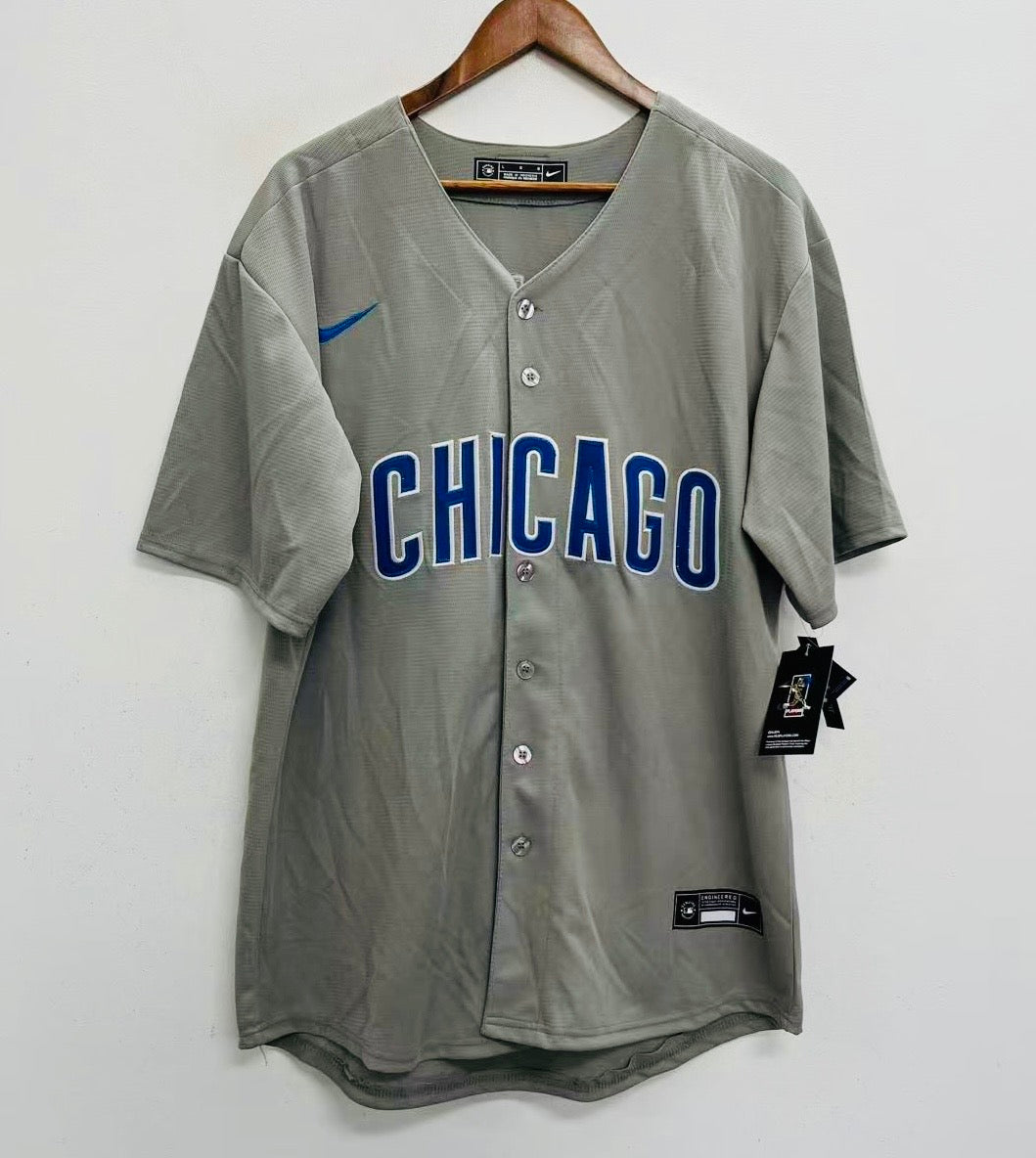 Cody Bellinger Chicago Cubs Official MLB Nike Jersey gray