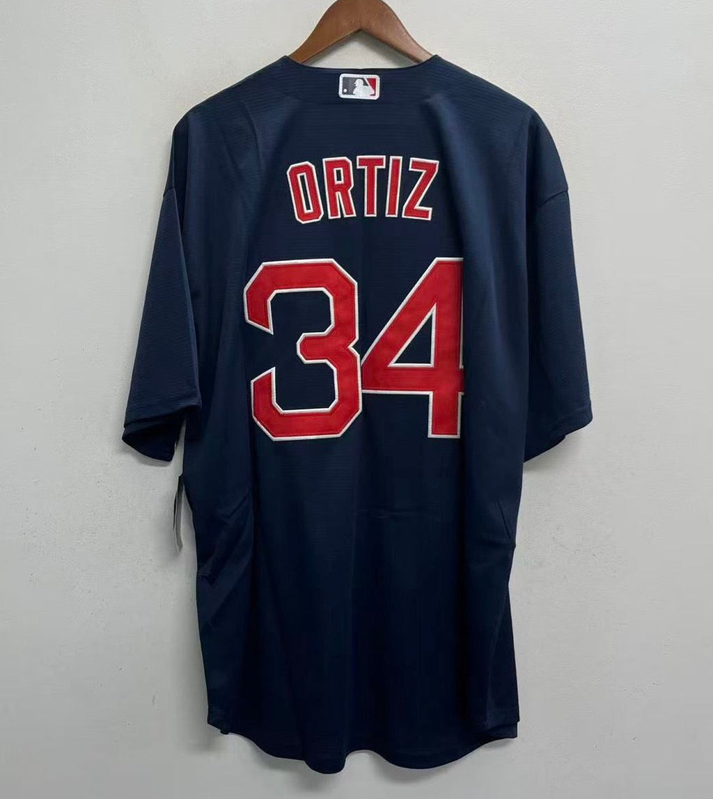 David Ortiz YOUTH KIDS Boston Red Sox Official MLB Nike Jersey blue
