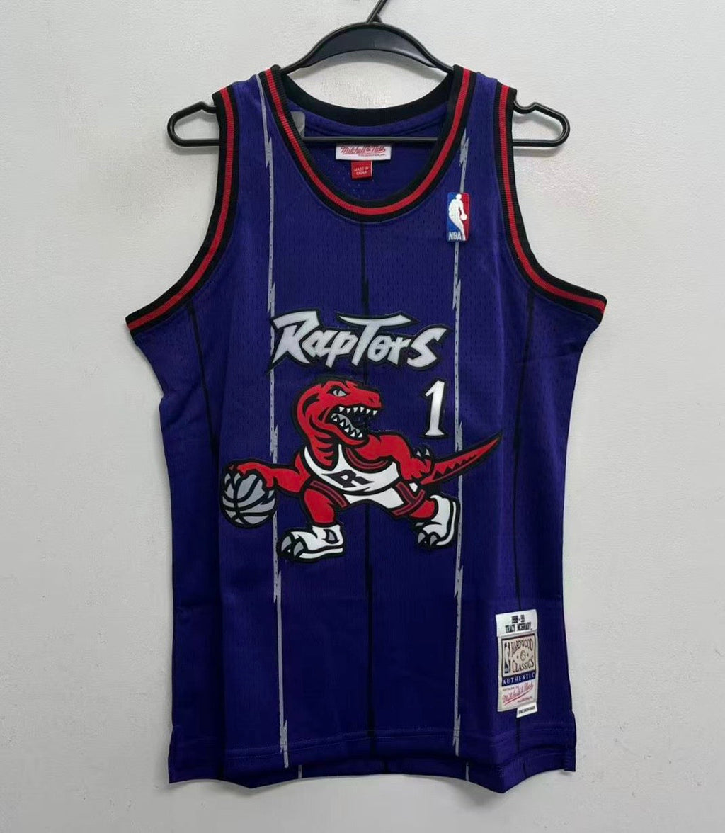 Tracy McGrady YOUTH KIDS Toronto Raptors Jersey Mitchell & Ness