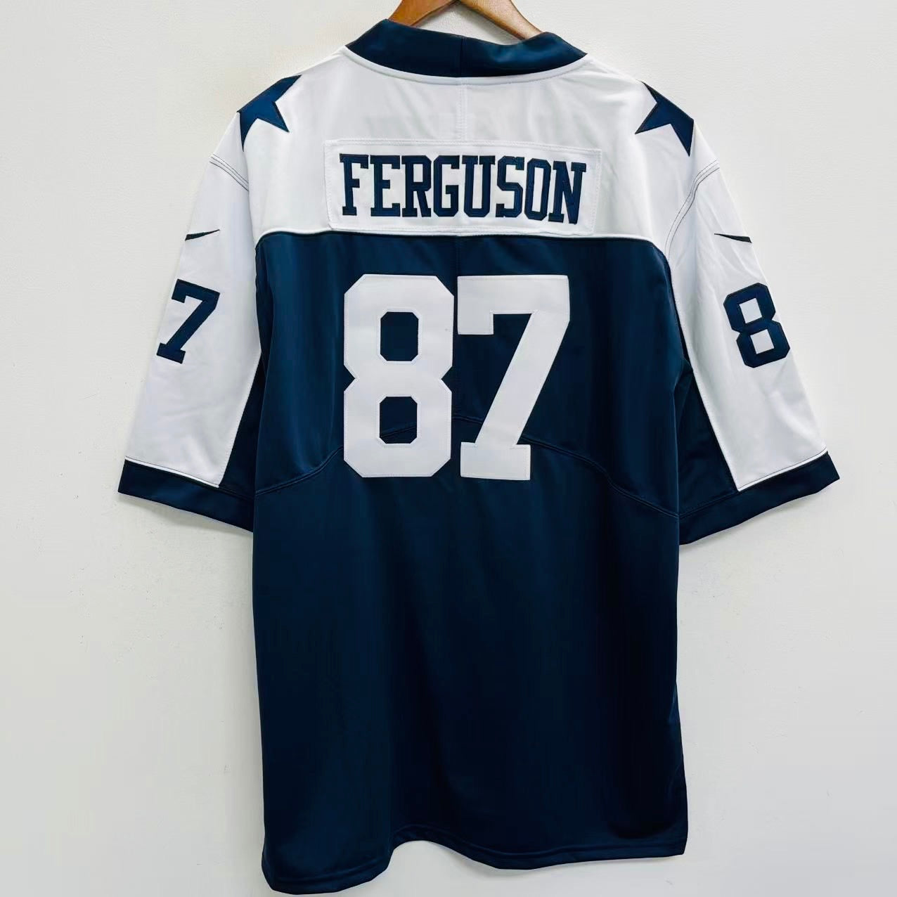 Jake Ferguson Dallas Cowboys Official NFL Nike alternate Jersey