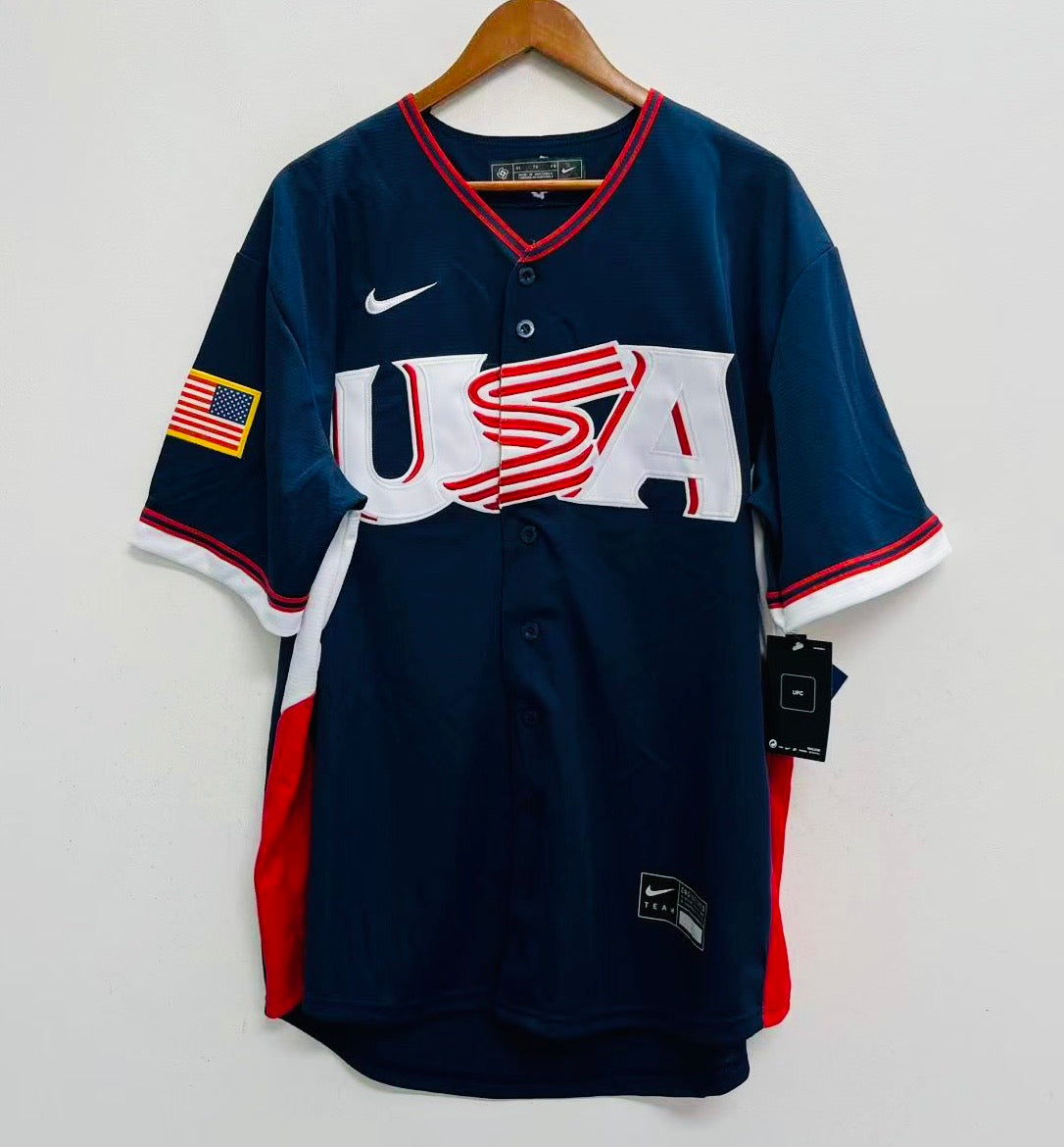 Mason Miller YOUTH KIDS Official Team USA Nike Jersey blue