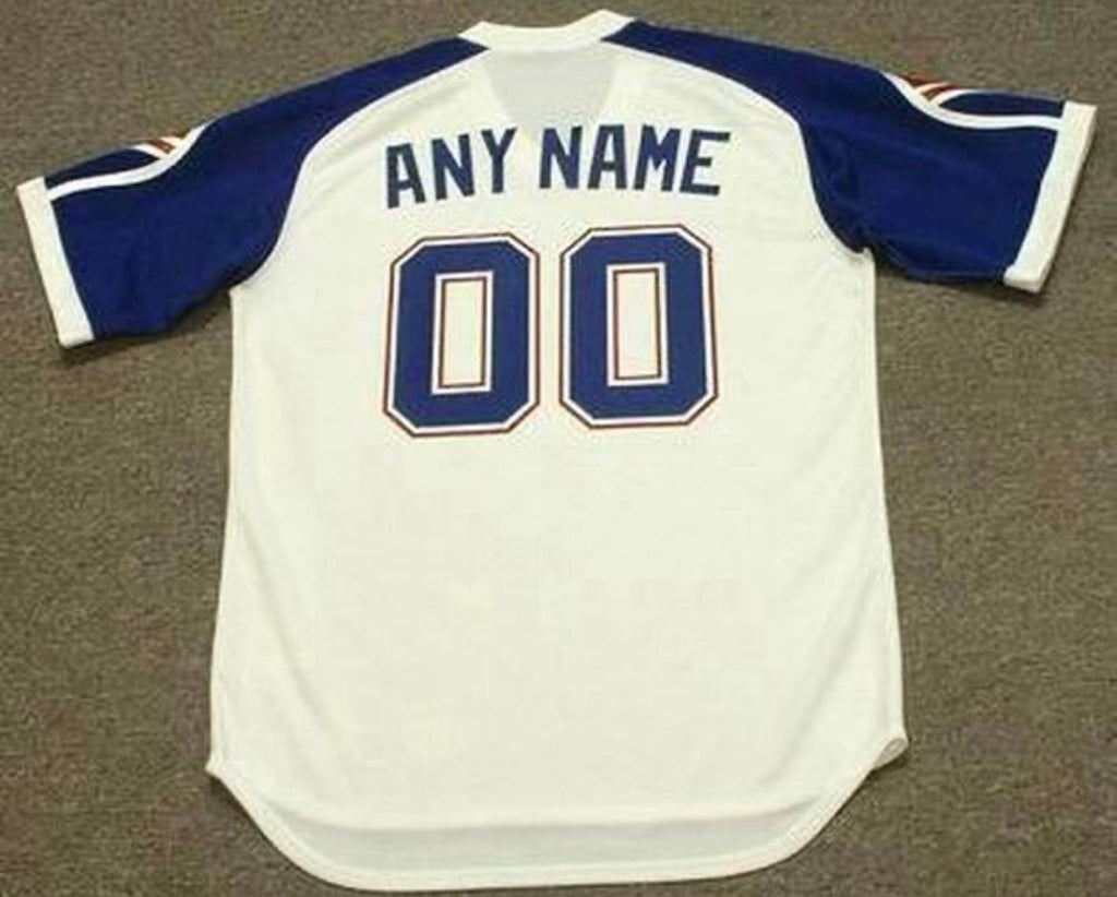 Any name & Number Custom 1970’s Atlanta Braves Official MLB Majestic Jersey