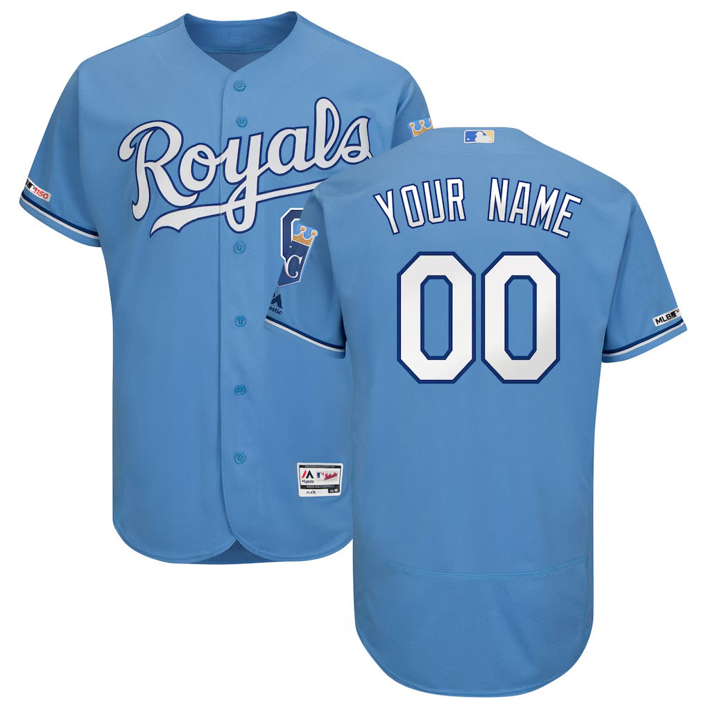 Kansas City Royals Any Name and Number customized YOUTH KIDS Official MLB Majestic jersey
