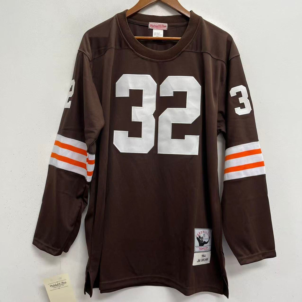 Jim Brown Cleveland Browns Official NFL Mitchell & Ness Jersey