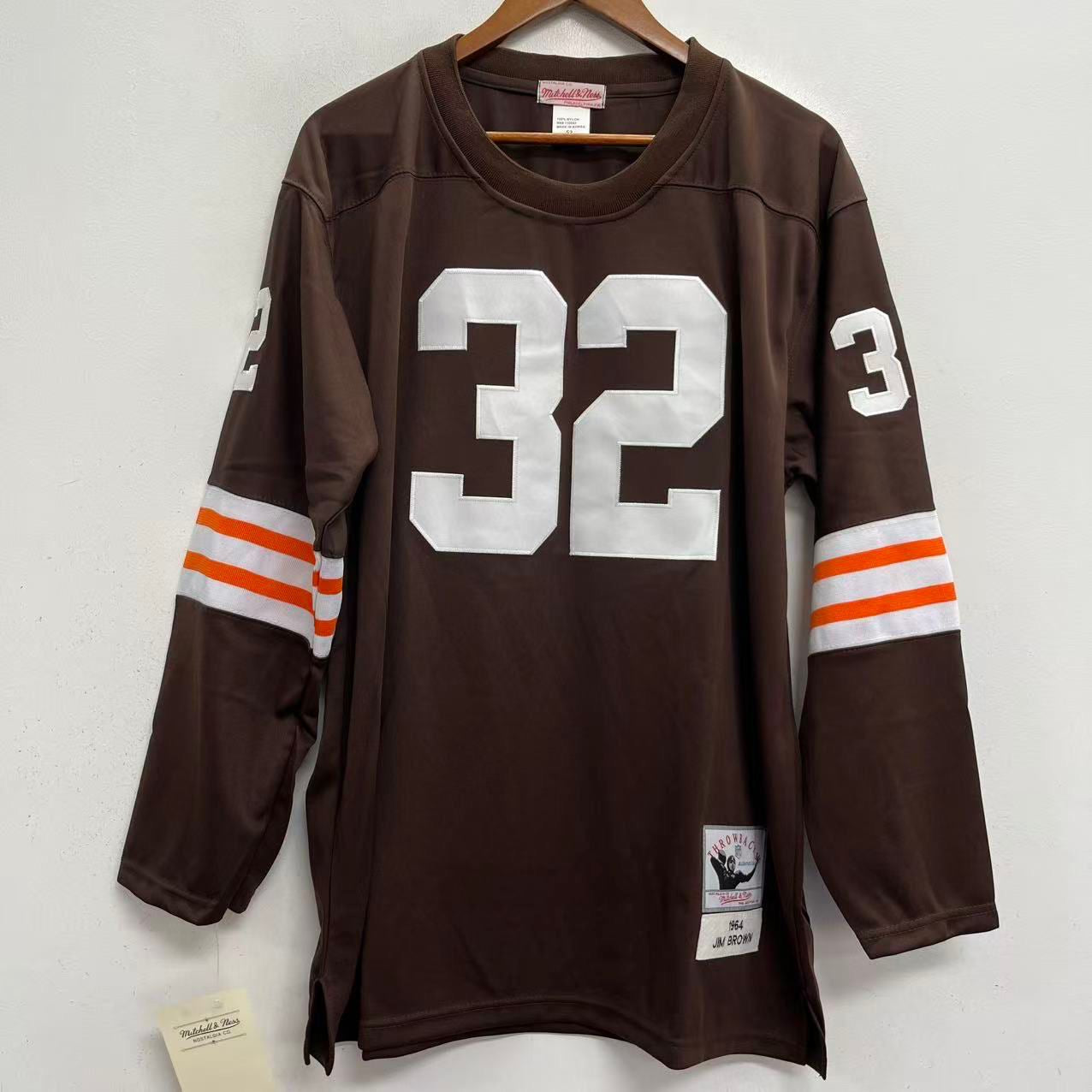 Jim Brown Cleveland Browns Official NFL Mitchell & Ness Jersey