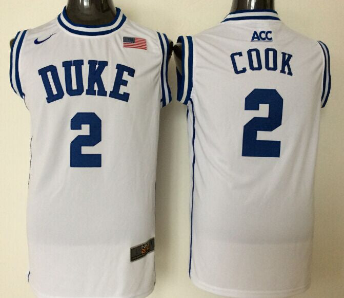 Quinn Cook Duke Blue Devils NCAA Nike White jersey