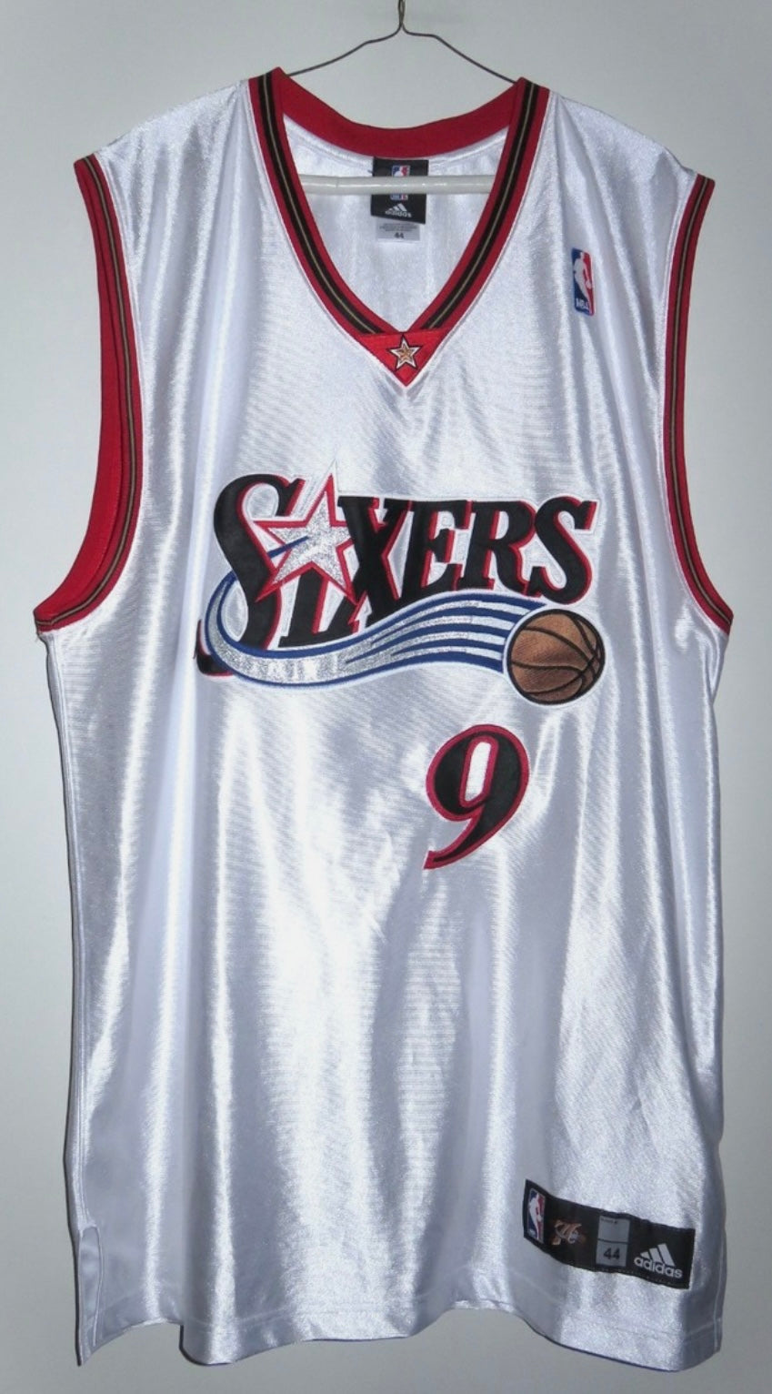 Andre Iguodala Philadelphia 76ers Official NBA Adidas  Jersey white