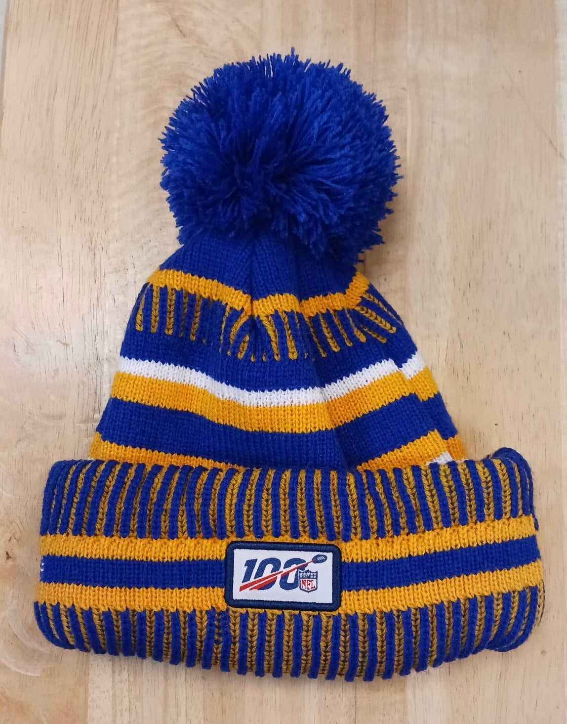Los Angeles Rams NFL New Era winter Hat with Pom Pom