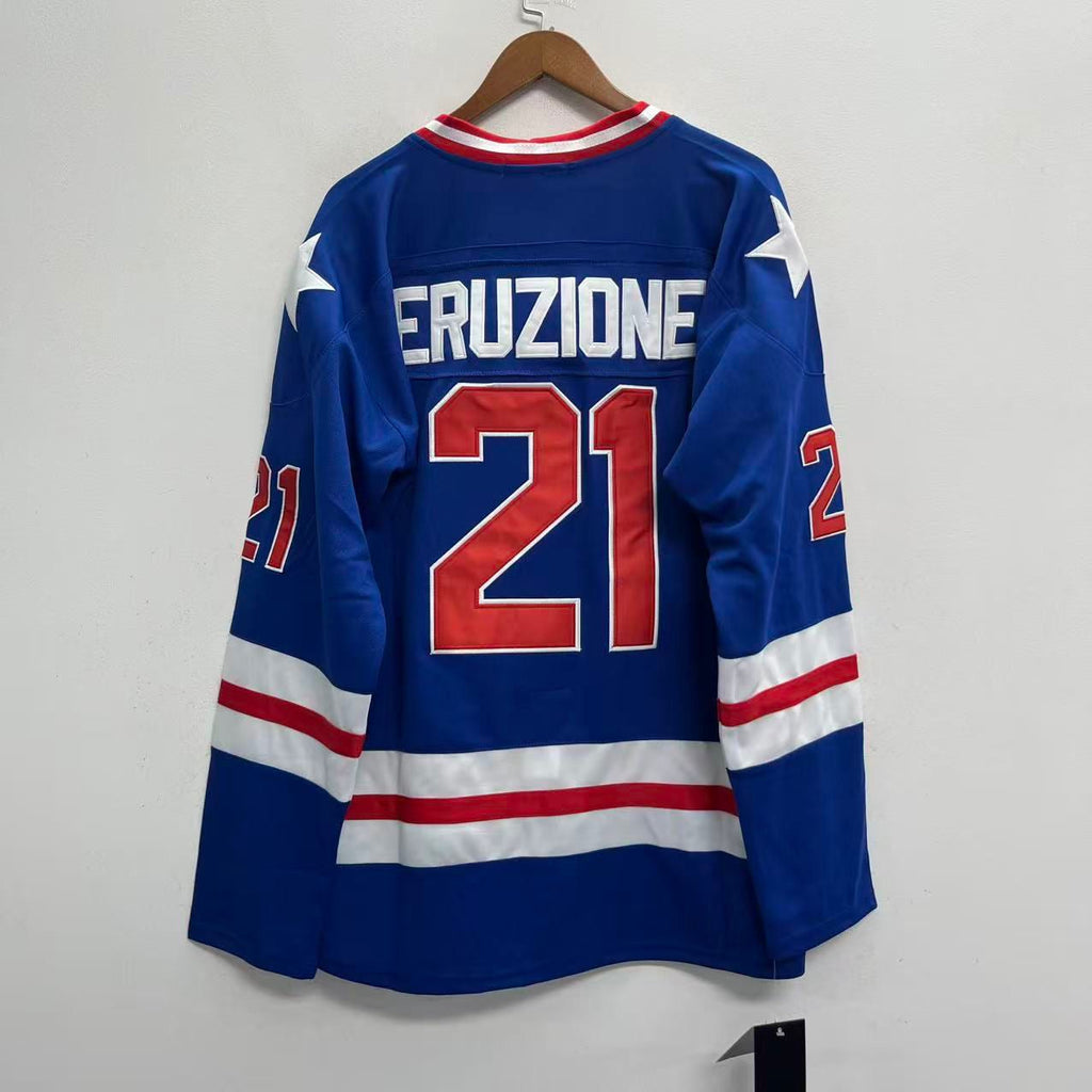 Mike Eruzione 1980 USA Olympic Hockey Jersey Miracle Movie