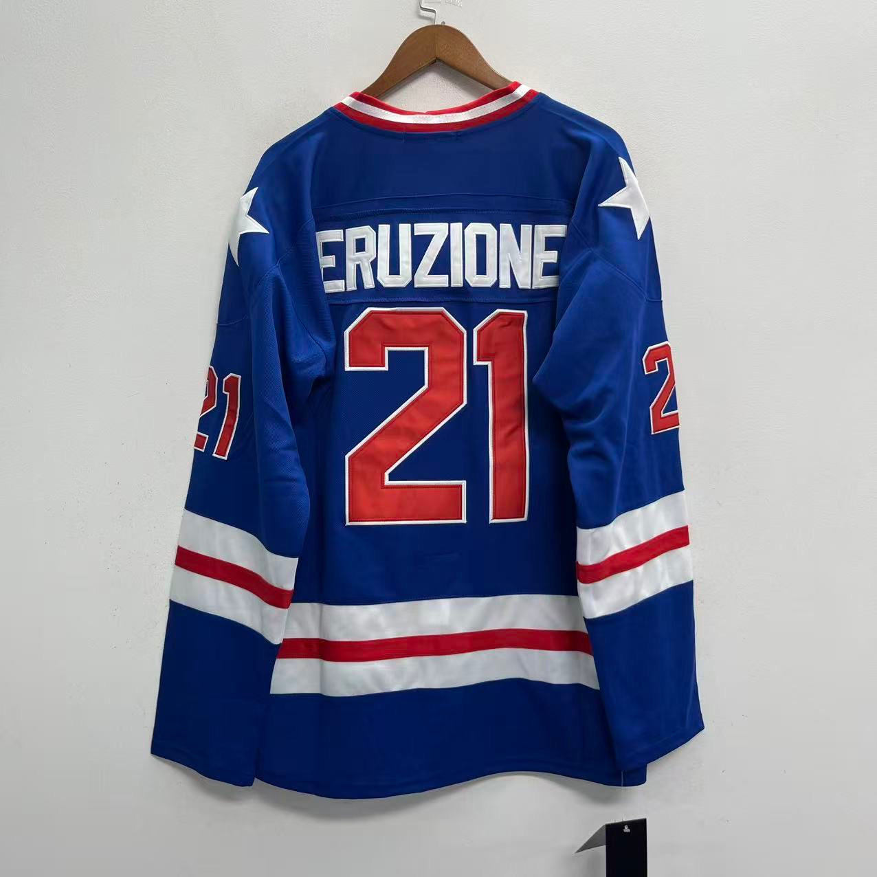 Mike Eruzione 1980 USA Olympic Hockey Jersey Miracle Movie