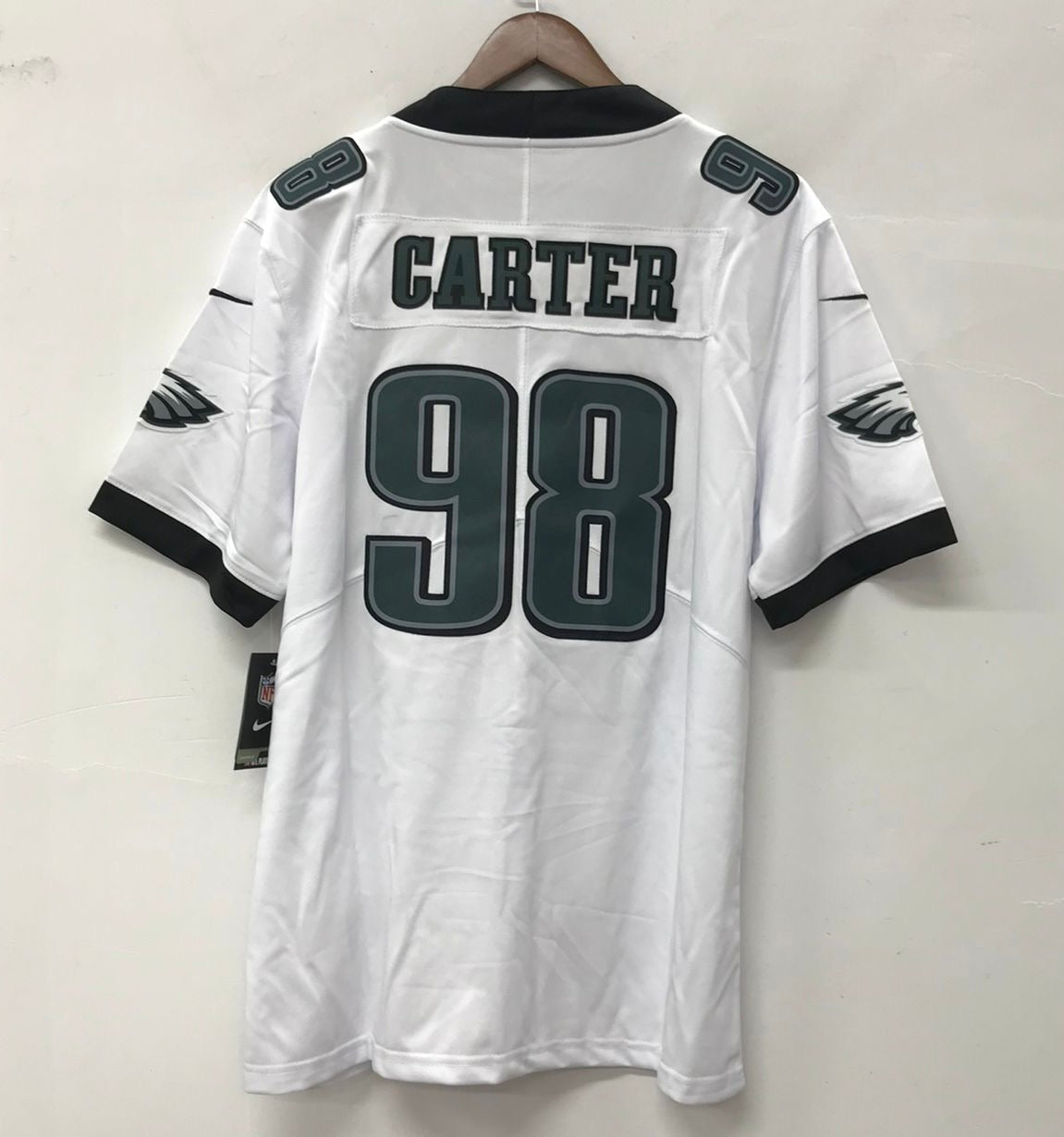 Jalen Carter Philadelphia Eagles official Nike NFL Jersey white