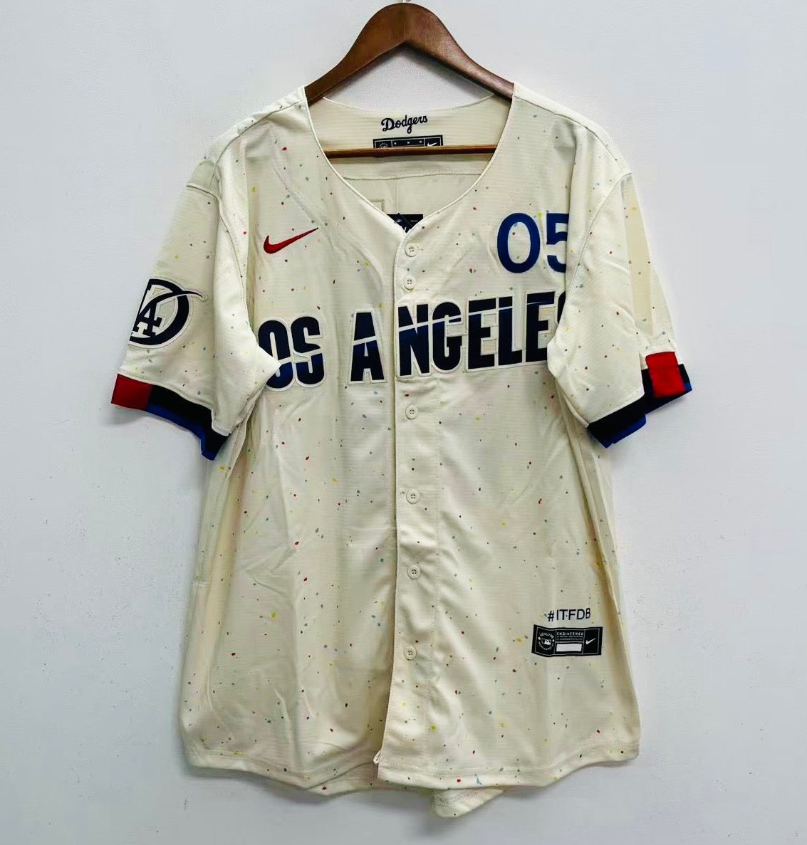 Freddie Freeman Los Angeles Dodgers Official MLB Nike City Connect Jersey