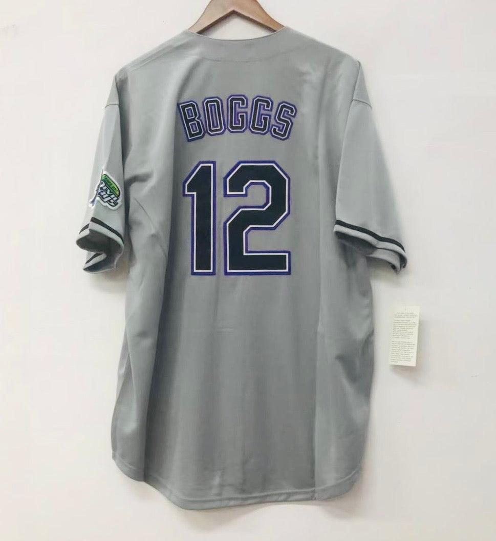 Wade Boggs Tampa Bay Rays Jersey Mitchell & Ness