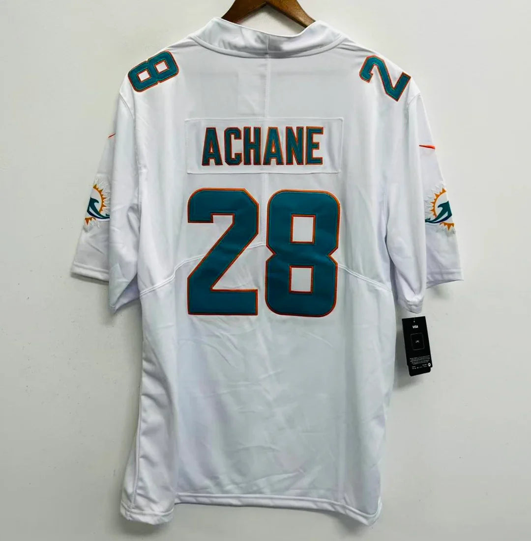 De’Von Achane Miami Dolphins YOUTH KIDS Official NFL Nike Jersey white