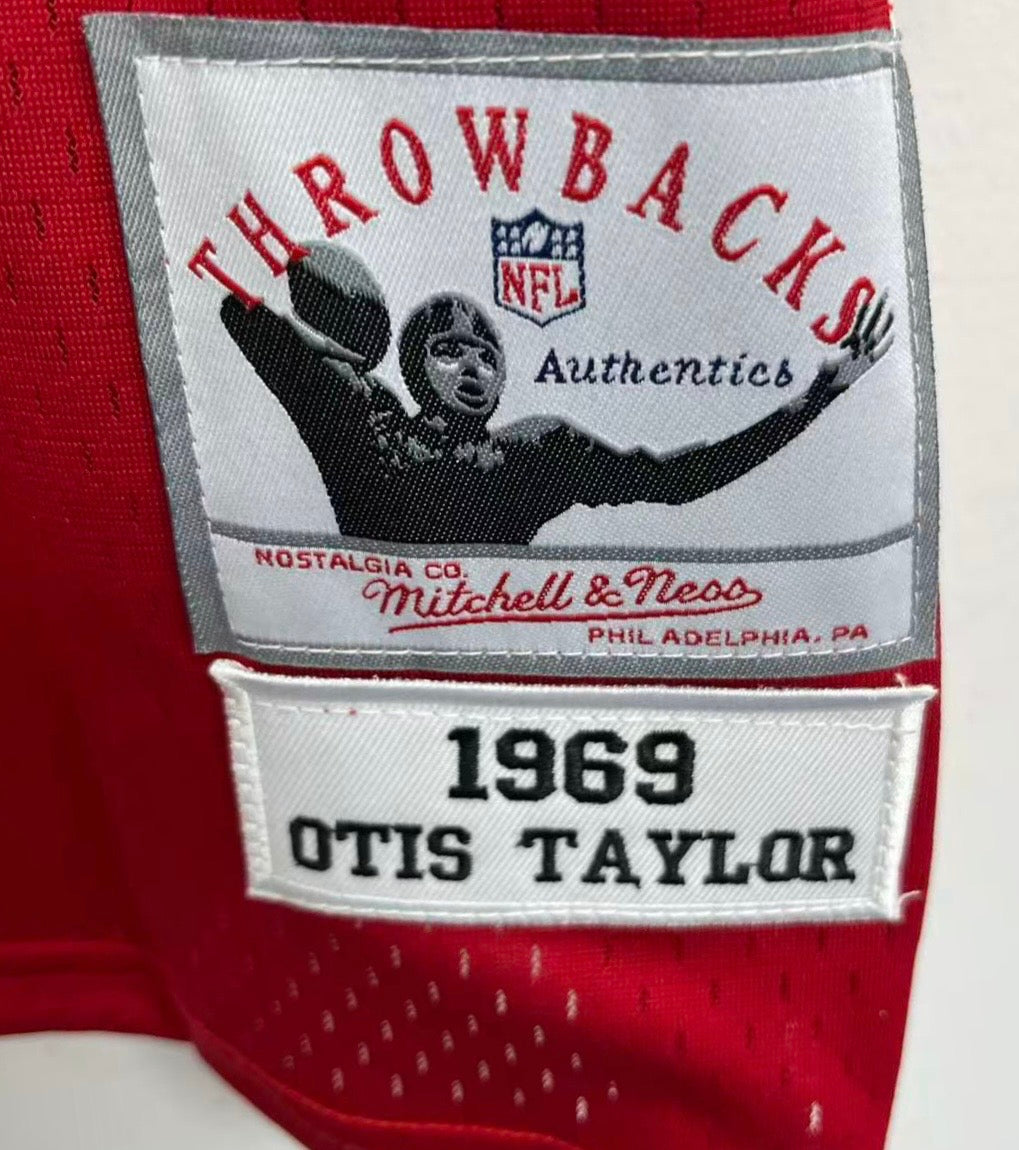 Otis Taylor 1969 Kansas City Chiefs NFL Mitchell & Ness Jersey