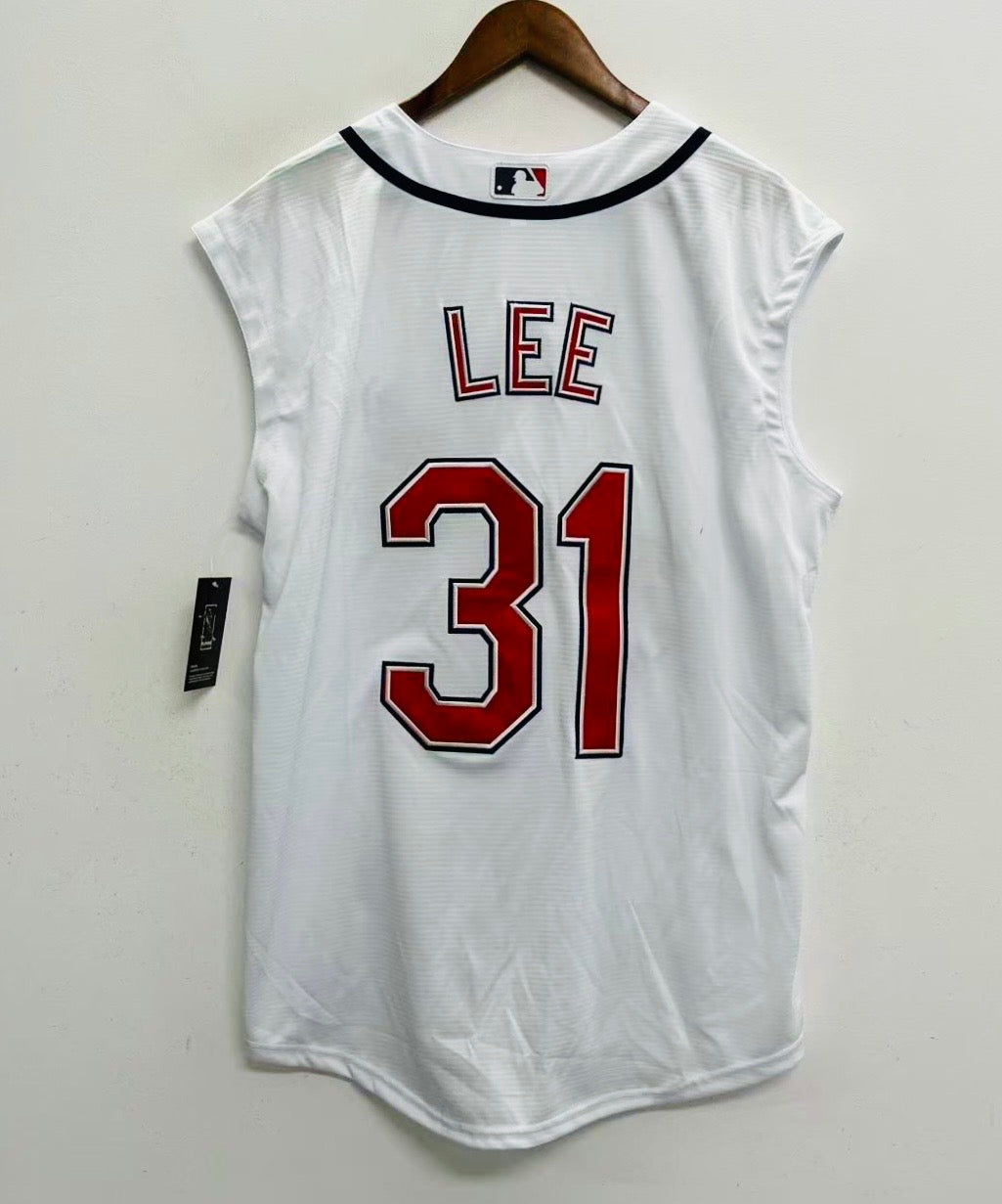 Cliff Lee Cleveland Indians Official MLB Majestic jersey