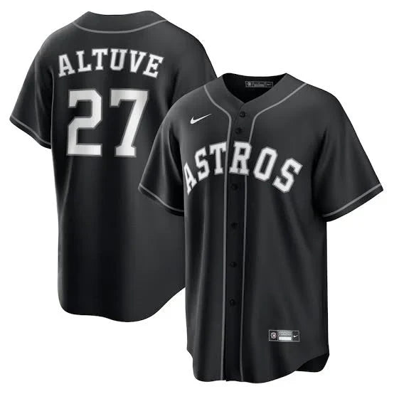 Jose Altuve YOUTH KIDS Houston Astros Official MLB Nike Jersey black