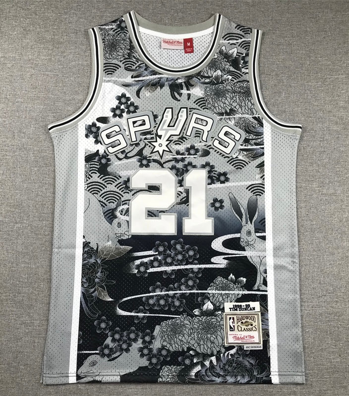Tim Duncan San Antonio Spurs Official NBA Jersey Mitchell & Ness