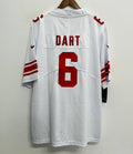 Jaxson Dart New York Giants Official NFL Nike Jersey white