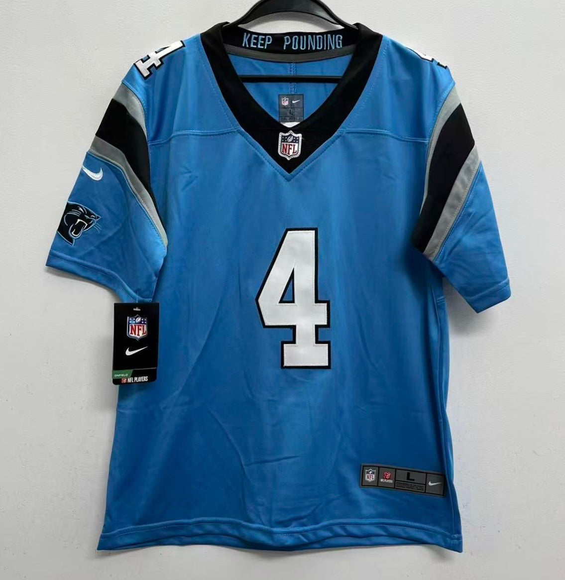 Tetairoa McMillan Carolina Panthers Official NFL Nike YOUTH KIDS Jersey