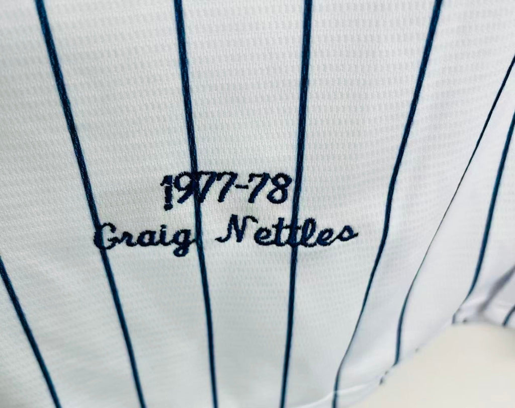 Graig Nettles New York Yankees Jersey pinstripe 1977-78 Mitchell & Ness
