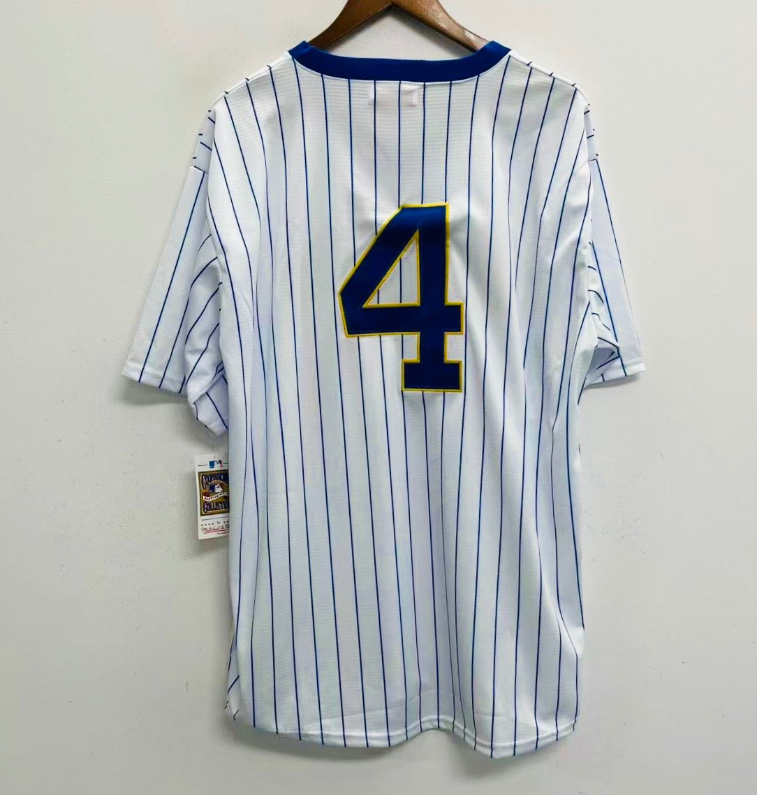 Paul Molitor Milwaukee Brewers Jersey Mitchell & Ness white