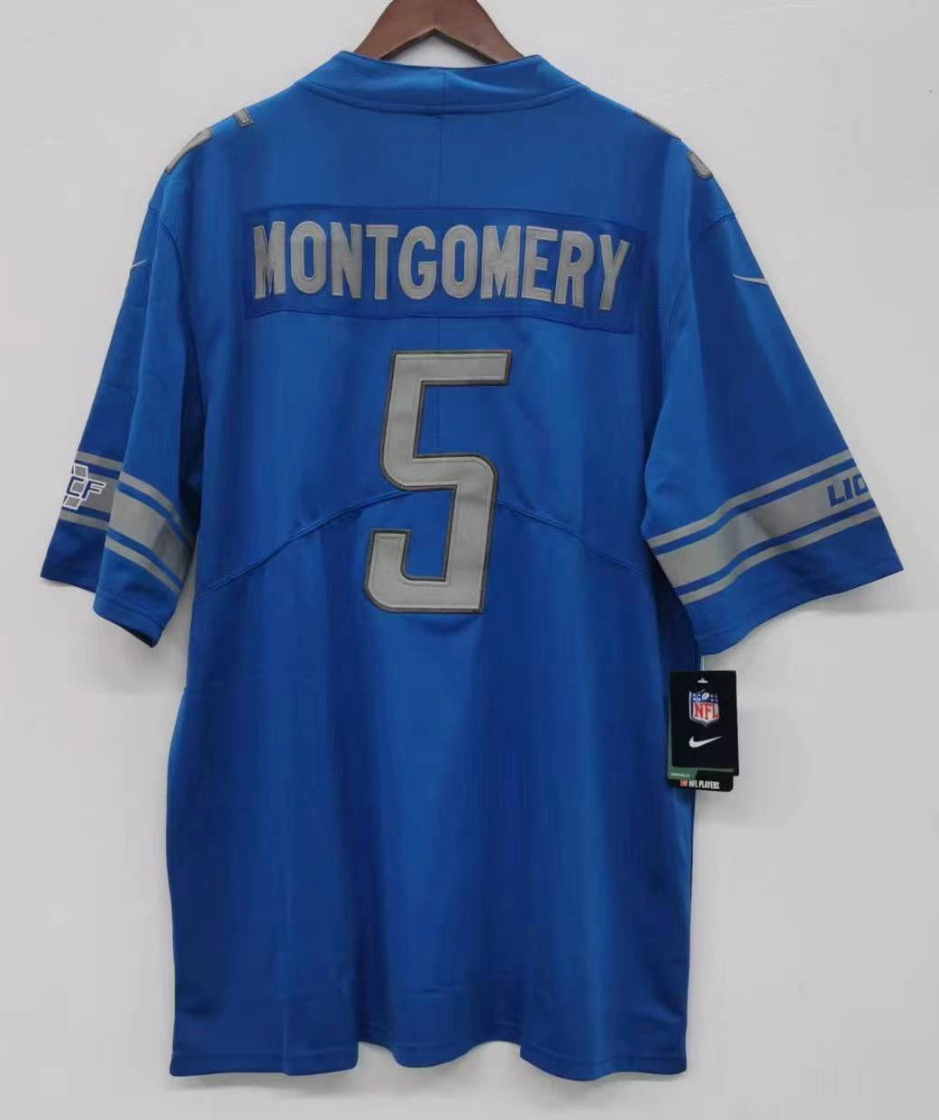 David Montgomery Detroit Lions Official NFL Jersey Nike blue