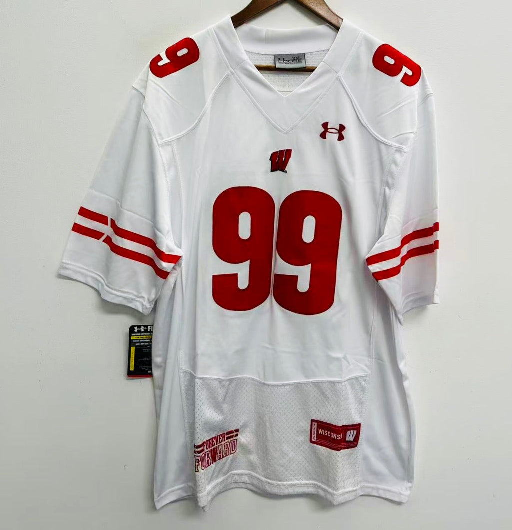 J.J. Watt Wisconsin Badgers Official NCAA Under Armour Jersey