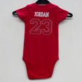 Michael Jordan Chicago Bulls baby onesie creeper snap suit b/t blue
