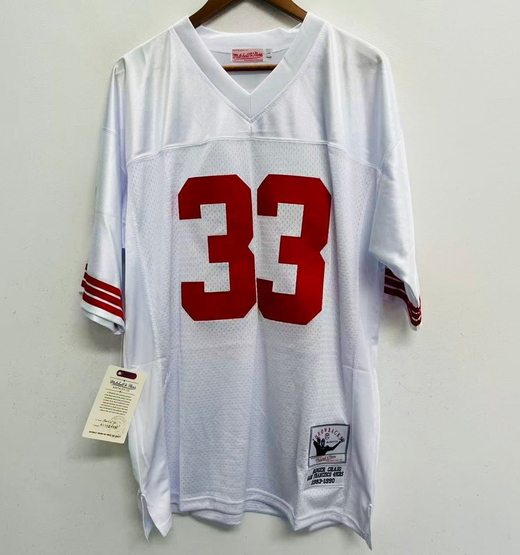 Roger Craig San Francisco 49ers Jersey White Mitchell & Ness