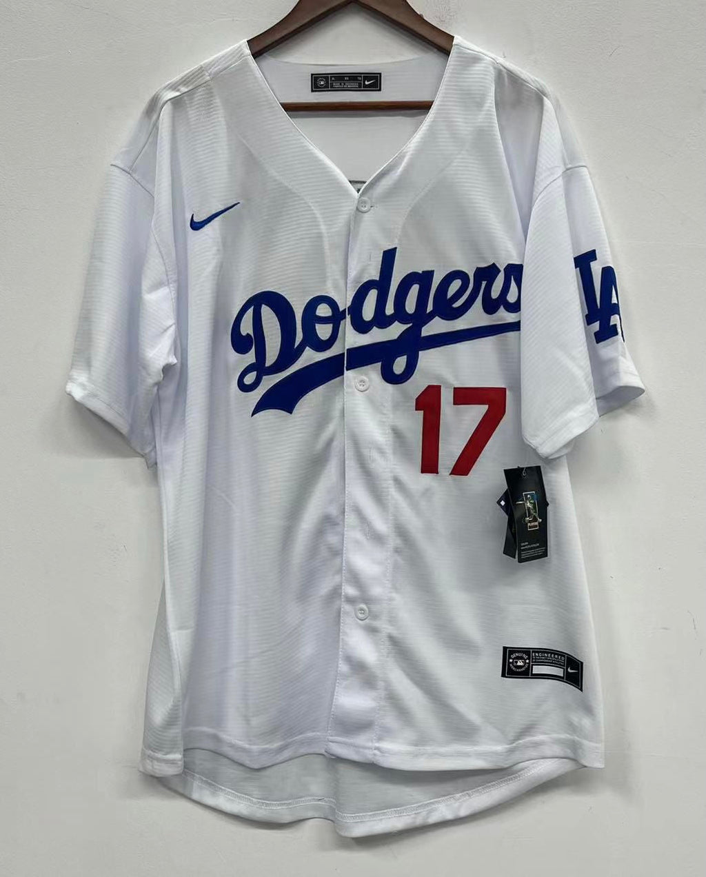 Shohei Ohtani Los Angeles Dodgers Official MLB Nike jersey white