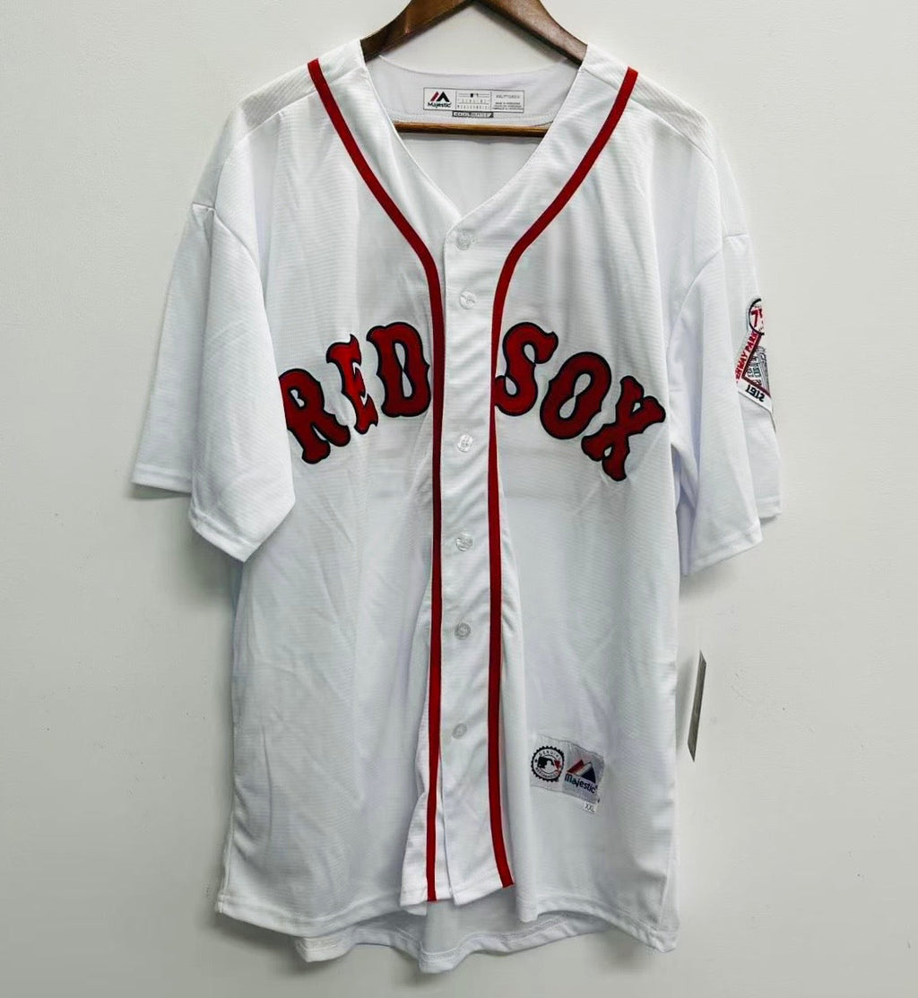 Dennis Oil Can Boyd 1987 Boston Red Sox Official MLB Majestic Jersey