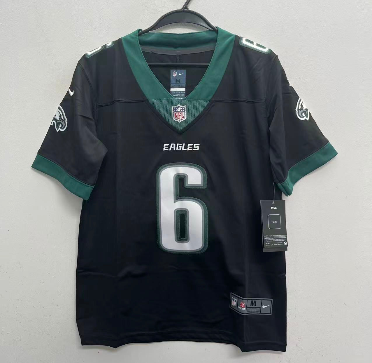 DeVonta Smith YOUTH Philadelphia Eagles Jersey Black