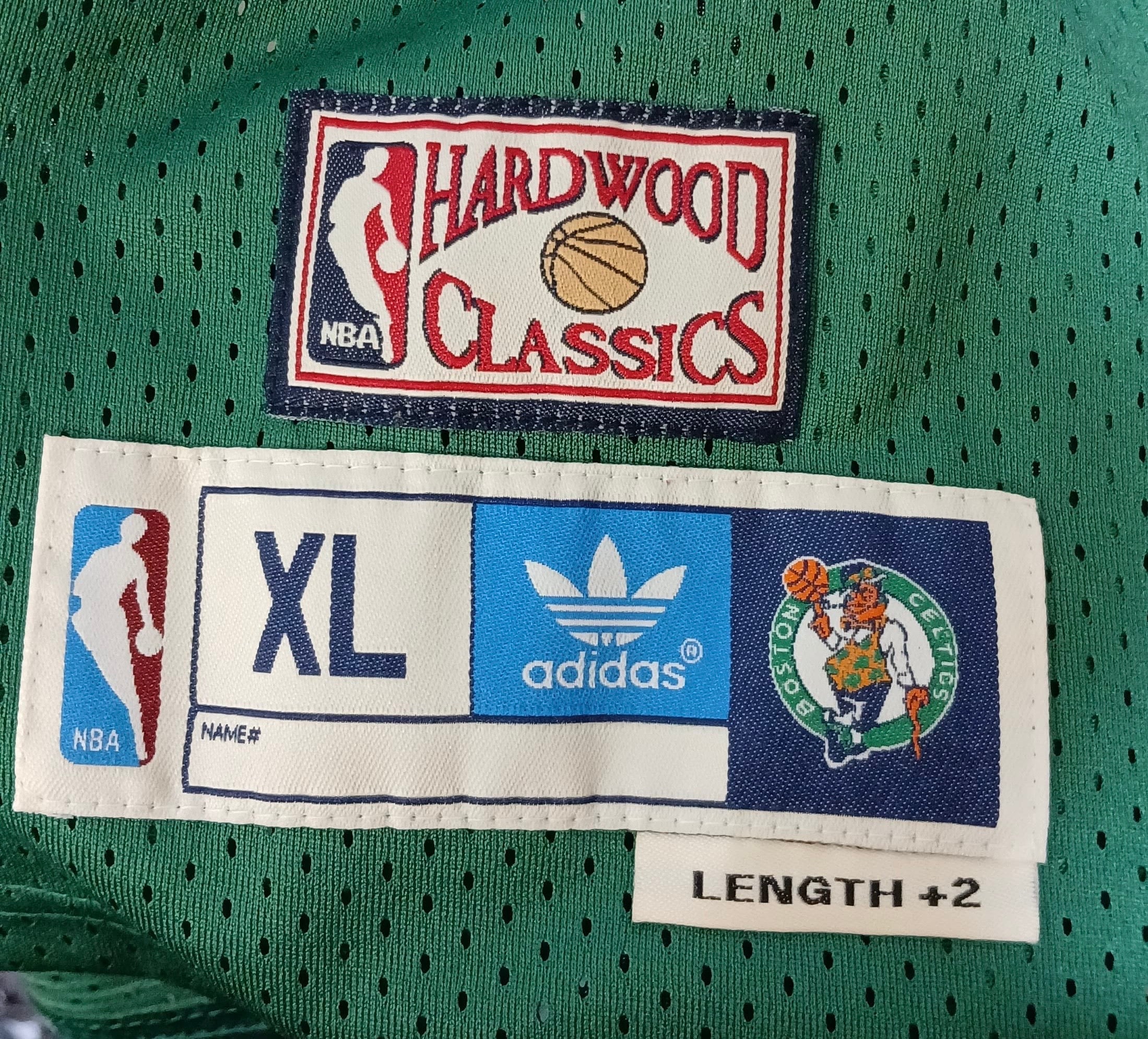 Larry Bird Boston Celtics 1985-86 Official NBA Adidas  Jersey green