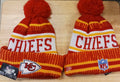 Kansas City Chiefs NFL New Era winter knit Hat with Pom Pom