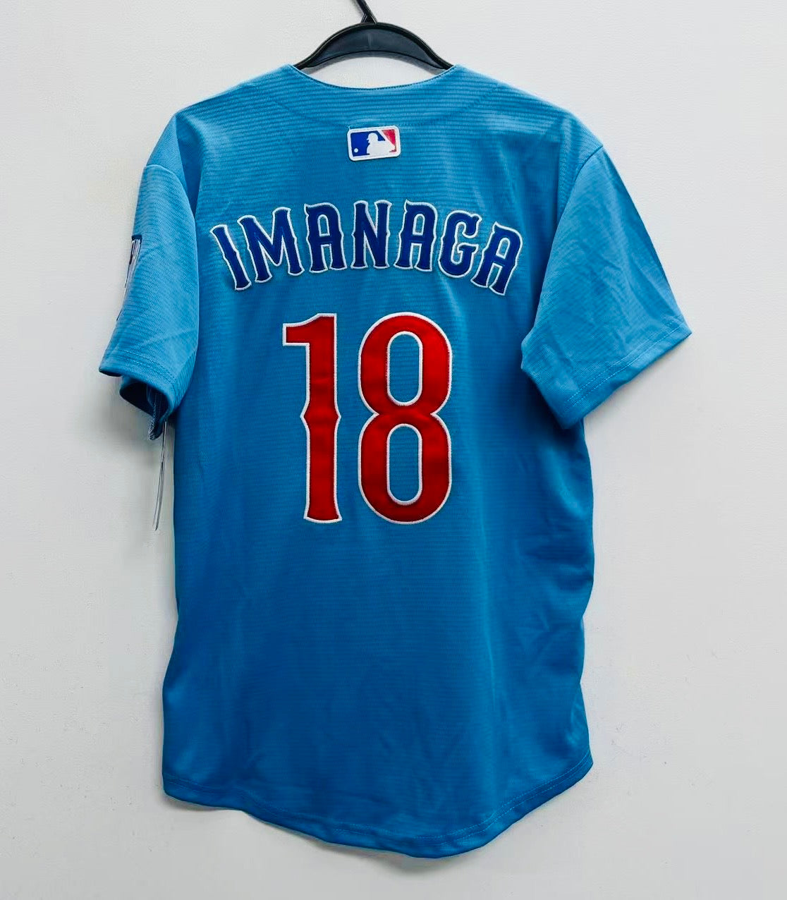 Shota Imanaga YOUTH KIDS Chicago Cubs Official MLB jersey light blue