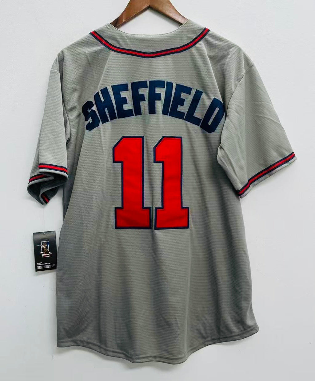 Gary Sheffield Atlanta Braves Official MLB Jersey Majestic