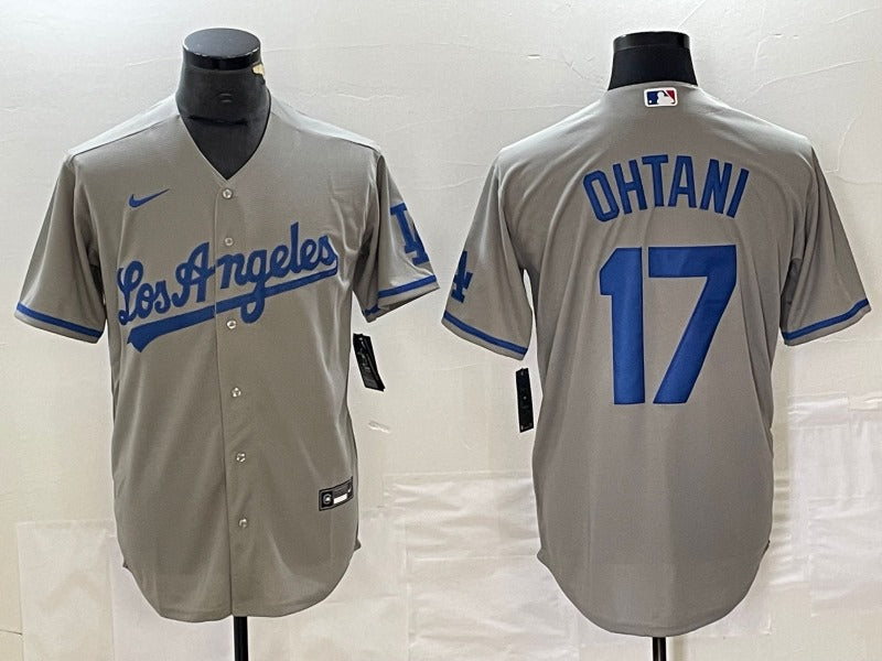 Shohei Ohtani Los Angeles Dodgers Official MLB Nike jersey gray