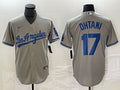 Shohei Ohtani Los Angeles Dodgers Official MLB Nike jersey gray