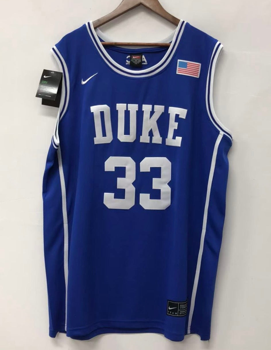 Grant Hill Duke Blue Devils Official NCAA Nike jersey BLUE