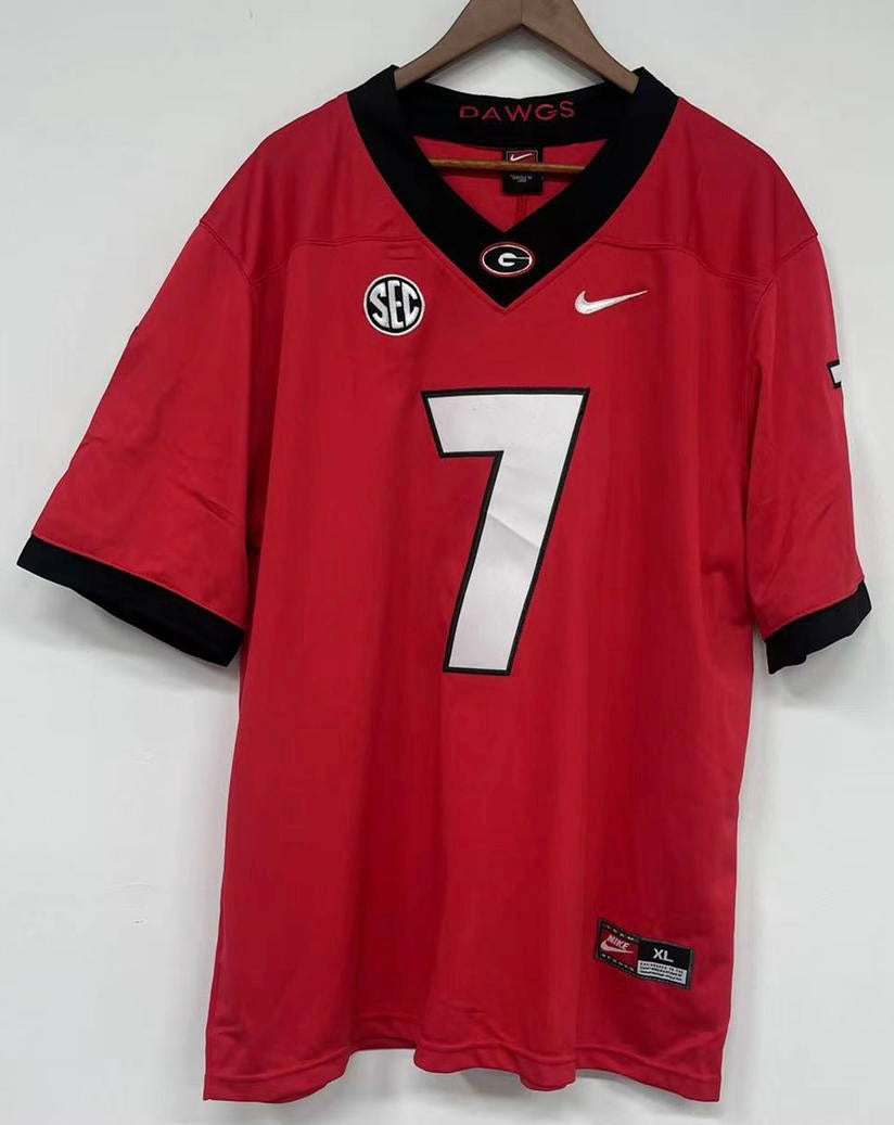 D'Andre Swift Georgia Bulldogs Official NCAA Nike Jersey red
